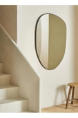 ant home Luna Asimetrik Model Çerçevesiz Ayna Duvar Aynası Konsol Aynası - 4