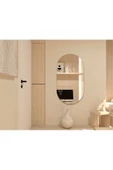 ant home 80 x 50 cm Duvar Aynası, Dekoratif Ayna, Konsol Aynası, Hol Aynası, Dresuar Aynası - 5