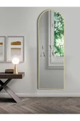 ant home dekoratif ayna oval boy ayna duvar aynası 180x60 cm - 1