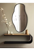 ant home Asimetrik 75X40  cm Konsol Aynası, Dresuar Aynası, Tuvalet Aynası, Holl Aynası, Banyo Aynası thumbnail 3