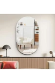 CG HOME Model Alfa Dekoratif Ayna Duvar Aynası Konsol Aynası Mdf Elips Ayna - 1