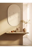 ant home Duvar Aynası, Dekoratif Ayna, Konsol Aynası, Hol Aynası, Dresuar Aynası 90 x 50 cm - 3