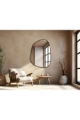 ant home Asimetrik Ayna 75X55 cm Konsol Aynası, Dresuar Aynası, Duvar Aynası, 1.kalite Şişecam Ayna - 5