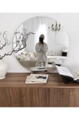 ant home Ayna / Yuvarlak Ayna / Dekoratif Ayna / Banyo Aynası/konsol Aynası/90 Cm Çapında thumbnail 4