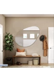 CG HOME Asimetrik Ayna, Dekoratif Ayna, 90x60, Konsol Aynası, Dresuar Aynası, Tuvalet Aynası. 1.kalite thumbnail 3