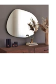 CG HOME Luna Asimetrik Model Çerçevesiz Ayna Duvar Aynası Konsol Aynası thumbnail 2