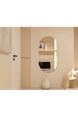CG HOME 90 X 50 Cm Duvar Aynası, Dekoratif Ayna, Konsol Aynası, Hol Aynası, Dresuar Aynası,banyo Wc Aynası - 4