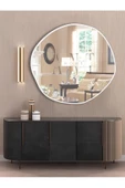 ant home arya 80 cm ayna asimetrik ayna, dekoratif ayna, duvar aynası banyo aynası holl aynası - 2