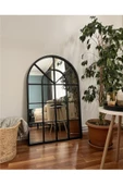CG HOME Pencere Model Ayna Duvar Aynası Salon Aynası Dressuar Aynası 103cm X 70 Cm - 1