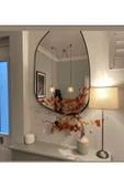 CG HOME Asimetrik Ayna 75x55 Konsol Aynası, Dresuar Aynası, Duvar Aynası, 1.kalite Şişecam Marka Ayna - 3