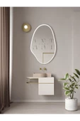 ant home Asimetrik Ayna, Konsol Aynası, Dresuar Aynası, Tuvalet Aynası Holl Ayna 1.kalite Ayna 75x50 cm - 2