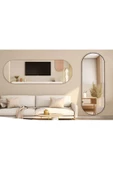 ant home Model Alfa Dekoratif Ayna Boy Aynası Mdf 180cm X 62 Cm Elips Ayna thumbnail 5