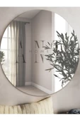 cg store 80cm Yuvarlak Ayna Dekoratif Ayna, Konsol Aynası, Hol Aynası, Dresuar Aynası thumbnail 1