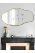 ant home Asimetrik 75X40  cm Konsol Aynası, Dresuar Aynası, Tuvalet Aynası, Holl Aynası, Banyo Aynası thumbnail 2