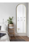 ant home dekoratif ayna oval boy ayna duvar aynası 180x60 cm - 2