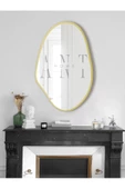 ant home Asimetrik Ayna, Konsol Aynası, Dresuar Aynası, Tuvalet Aynası Holl Ayna 1.kalite Ayna 75x50 cm - 1