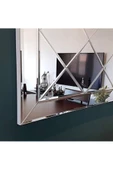 CG HOME Dekoratif Baklava Desenli Bizoteli Salon Ofis Konsol Aynası 120cm X 60cm - 2