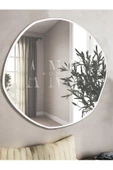ant home arya 80 cm ayna asimetrik ayna, dekoratif ayna, duvar aynası banyo aynası holl aynası - 4