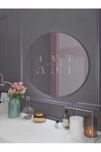 cg store 80cm Yuvarlak Ayna Dekoratif Ayna, Konsol Aynası, Hol Aynası, Dresuar Aynası thumbnail 3
