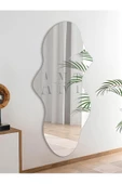 ant home Asimetrik Ayna, Dekoatif Ayna, Big Size 100cm X 50cm 1.sınıf Rodajlı Şişecam Marka Ayna Holl Aynası thumbnail 3