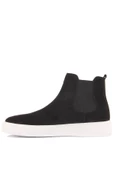Shoetyle - Siyah Hakiki Süet Kadın Chelsea Bot - 6929 - 4