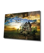 Manzara Dekoratif ve Modern Cam Tablo Landscape - 1