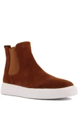 Shoetyle - Taba Hakiki Süet Kadın Chelsea Bot - 6929 - 2