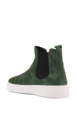 Shoetyle - Yeşil Hakiki Süet Kadın Chelsea Bot - 6929 - 4