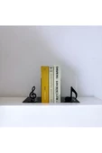 HERO DİZAYN Metal Kitap Desteği Kitap Tutucu Ev ve Ofis Dekoratif Aksesuar 2 Li Set - 2