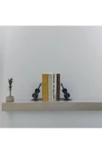 HERO DİZAYN Metal Gitar Desenli Kitap Desteği Kitap Tutucu Ev ve Ofis Dekoratif Aksesuar 2 Li Set - 1
