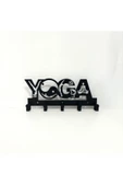 HERO DİZAYN Metal Dekoratif YOGA Desenli Anahtarlık Askısı - 1