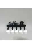 HERO DİZAYN Dekoratif Coffee Yazılı Mutfak Fincan ve Kupa Askılığı - 1