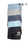Bravie Ayı Resimli Renkli Erkek Çocuk Boxer - 2