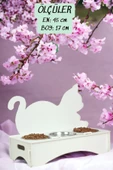 Pandogo Kedi Mama Su Kabı Beyaz Renk Model 1 - 4