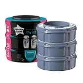 Tommee Tippee Twist & Click Çöp Poşeti Yedek Kartuş (3 Lü Set) - 1
