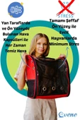 Evene Kırmızı Kedi Taşıma Çantası Şeffaf Büyük Boy Uçak Için Uygun Hava Alan Su Geçirmez 2 Tarafı Açılır S - 4