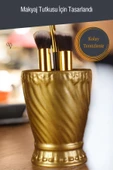 Viselia Makyaj Duzenleyici Makyaj Organizeri Makyaj Fırçalığı Makyaj Fırçası Altın Renk Model 14 thumbnail 5