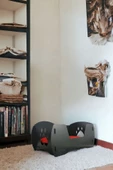 StarLightning Ahşap Büyük Kedi Yatağı Premium Kalite Siyah Kedi Evi 50x35 Cm Model 6 - 1