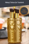 Viselia Makyaj Duzenleyici Makyaj Organizeri Makyaj Fırçalığı Makyaj Fırçası Altın Renk Model 10 thumbnail 5