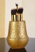 Viselia Makyaj Duzenleyici Makyaj Organizeri Makyaj Fırçalığı Makyaj Fırçası Altın Renk Model 15 thumbnail 1