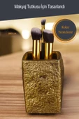 Viselia Makyaj Duzenleyici Makyaj Organizeri Makyaj Fırçalığı Makyaj Fırçası Altın Eskitme Renk Model 7 thumbnail 5