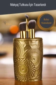 Viselia Makyaj Duzenleyici Makyaj Organizeri Makyaj Fırçalığı Makyaj Fırçası Altın Eskitme Renk Model 12 thumbnail 5