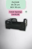 Pandogo Kedi Yatağı Ahşap Siyah Renk Model 4 - 4
