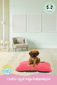 Pandogo Kedi Yatağı Evcil Hayvan Kedi Minderi 50x35 Cm Evcil Hayvan Minder Kırmızı thumbnail 7