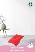 Pandogo Kedi Yatağı Evcil Hayvan Kedi Minderi 50x35 Cm Evcil Hayvan Minder Kırmızı thumbnail 2