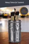 Viselia Makyaj Duzenleyici Makyaj Organizeri Makyaj Fırçalığı Makyaj Fırçası Gümüş Eskitme Renk Model 10 thumbnail 5