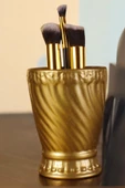 Viselia Makyaj Duzenleyici Makyaj Organizeri Makyaj Fırçalığı Makyaj Fırçası Altın Renk Model 14 thumbnail 1