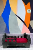 Pandogo Kedi Yatağı Ahşap Siyah Renk Model 2 - 3