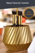 Viselia Makyaj Duzenleyici Makyaj Organizeri Makyaj Fırçalığı Makyaj Fırçası Altın Renk Model 21 thumbnail 5