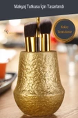Viselia Makyaj Duzenleyici Makyaj Organizeri Makyaj Fırçalığı Makyaj Fırçası Altın Renk Model 15 thumbnail 5